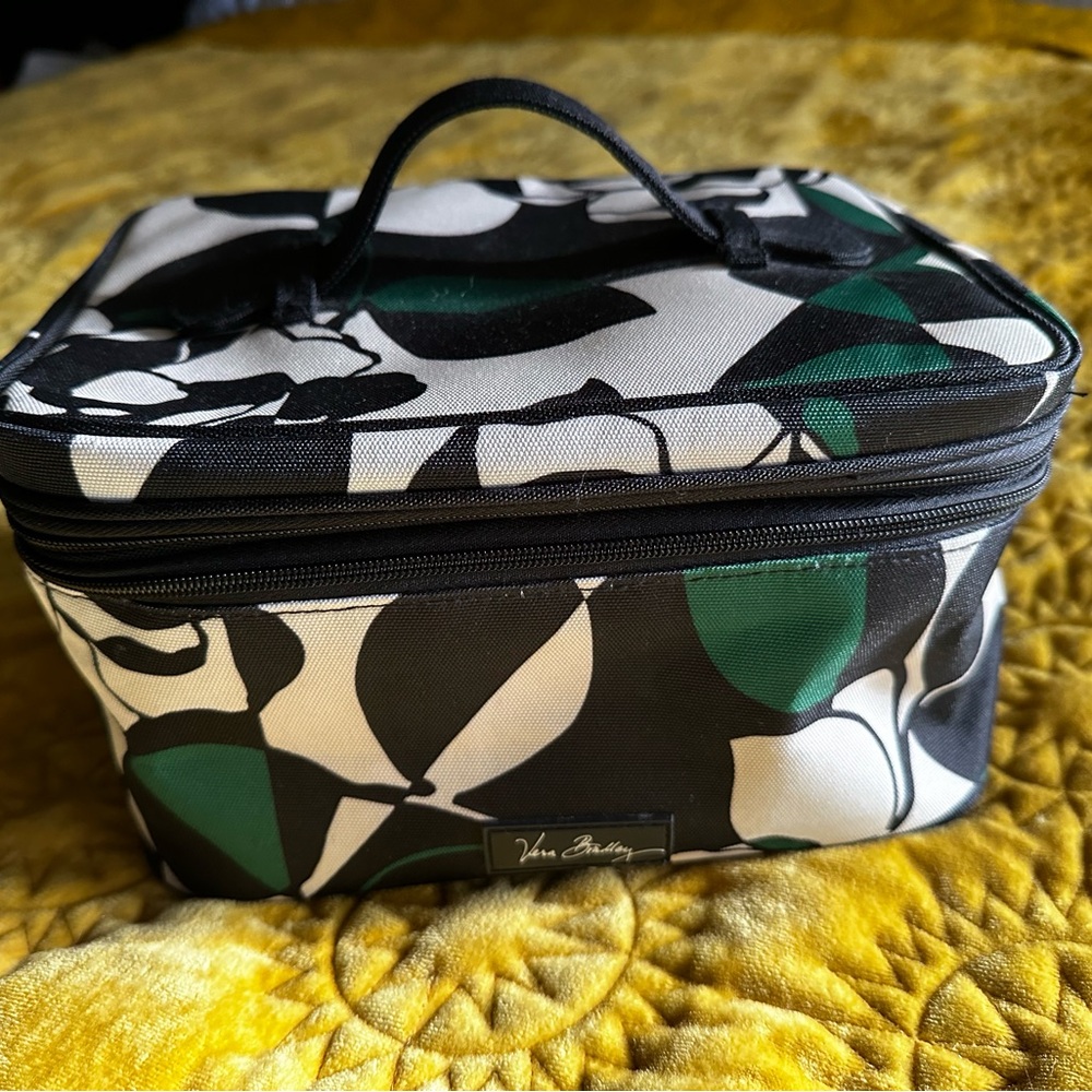 Vera Bradley Brush Up Cosmetic Case in Imperial Rose